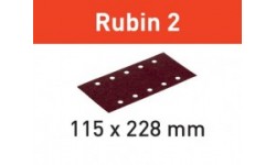 Шлифовальные листы STF 115X228 P180 RU2/50 Rubin 2