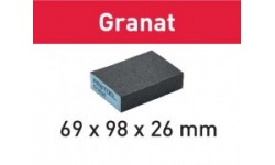 Шлифовальная губка 69x98x26 120 GR/6 Granat