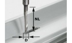Фреза для обработки алюминиевых сплавов HS S8 D5/NL23